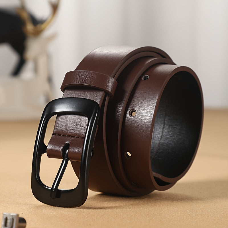 Men's Casual Pin Buckle PU Leather Belt, Fashion Belt Women's Belt , Ideal choice for Gifts