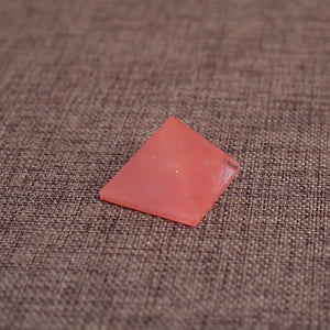 Pyramid-Finest Big  Red Crystal Melting Pyramids  Gemstone 1.18\ Carved Pyramidal Crystal Healing Crafts