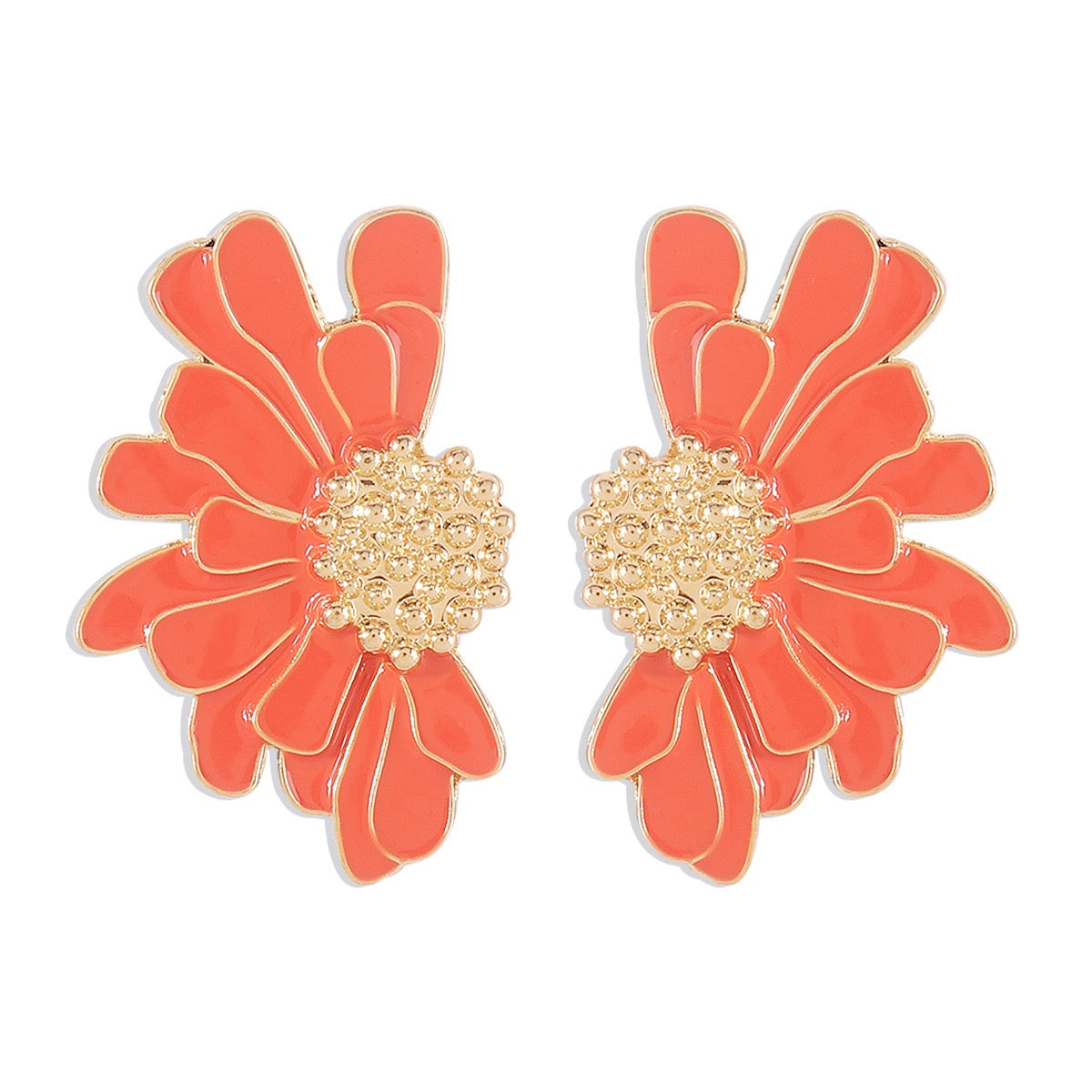 Flower Design Earrings Gift for families