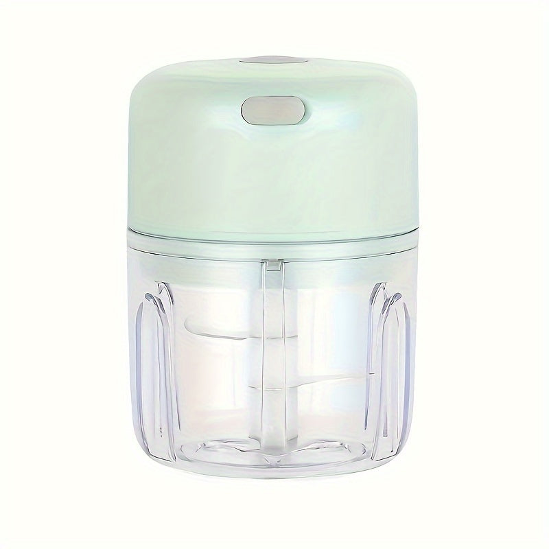 Multi-Purpose USB-Charged Mini Food Chopper - Quick and Efficient 1000 RPM Electric Grinder for Garlic, Veggies, and More