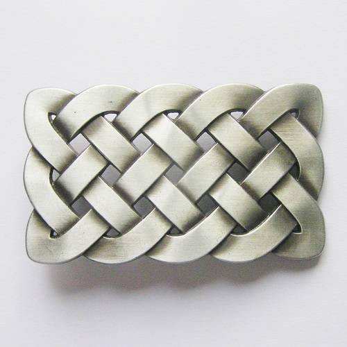 Jeansfriend New Original Cross Celtic Knot Rectangle Vintage Belt Buckle US Local Shipping