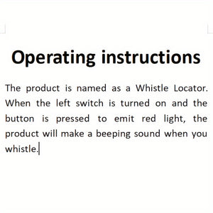 Never Lose Your Keys Again: 1pc Key Anti-Loss Device With Wireless Whistle & Audio Induction Finder