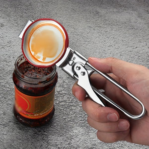 1pc Labor-saving Twist Cap Artifact Adjustable Can Opener Household Condiment Bottle Convenient Non-slip Bottle Opener Cap Opener Outdoor Ca