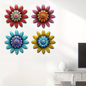 Elegant & Versatile Metal Flower Decor - Enhance Home or Garden, Ideal for Parties/Weddings, Available in 1pc/4pcs