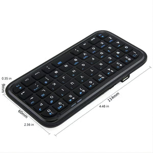 Wireless Keyboard, Mini Quiet Keyboard, Rechargeable Lithium Battery BT Keyboard For Tablet Phone