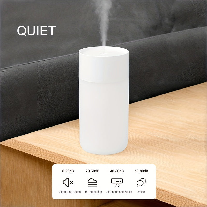 1pc 400ml USB Mini Air Humidifier with Aroma Essential Oil Diffuser - Perfect for Home and Car Use