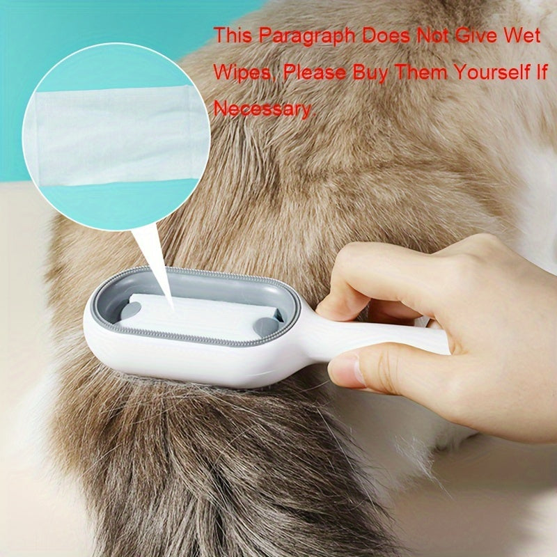 Pet Brush With Water Double Sided Hair Removal Brushes For Cat Dog Pet Grooming Comb Kitten Brush