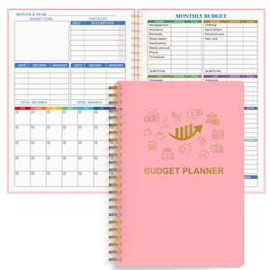 Effortless Finance Management: A5 Budget Planner, 100gsm - Undated for Long-Term Financial Freedom & Goal Tracking