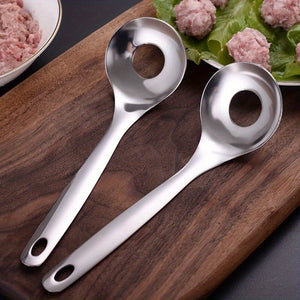 1 pc Nonstick Stainless Steel Meatball Maker Spoon with Long Handle - Perfect for Home and Restaurant Use