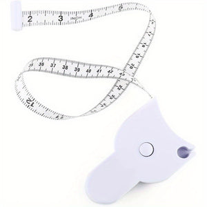 1pc, Soft Leather Three-Dimensional Waist Ruler Tape Measure for Fitness, Sewing, and Handmade Supplies - Automatically Shrinks and Measures