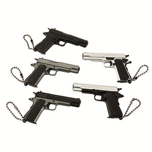 1911 Mini Pistol Toy Model Pendant, Removable Assembly Parts, Ultra-High Assembly Model [Handmade Alloy Process] One To One Restoration Of T