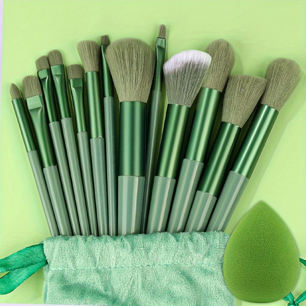 Makeup Brush Set Soft Fluffy Professiona Cosmetic Foundation Powder Eyeshadow Kabuki Blending Make Up Brush Beauty Tool Makeup Sponge Storag