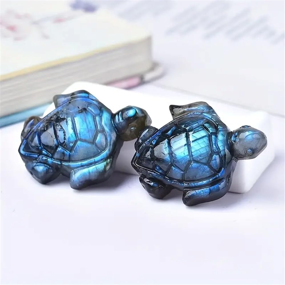 Beautiful Natural Labradorite Carving Wing Ornments Healing Crystal Skull Collectible Figurines Reiki Decor