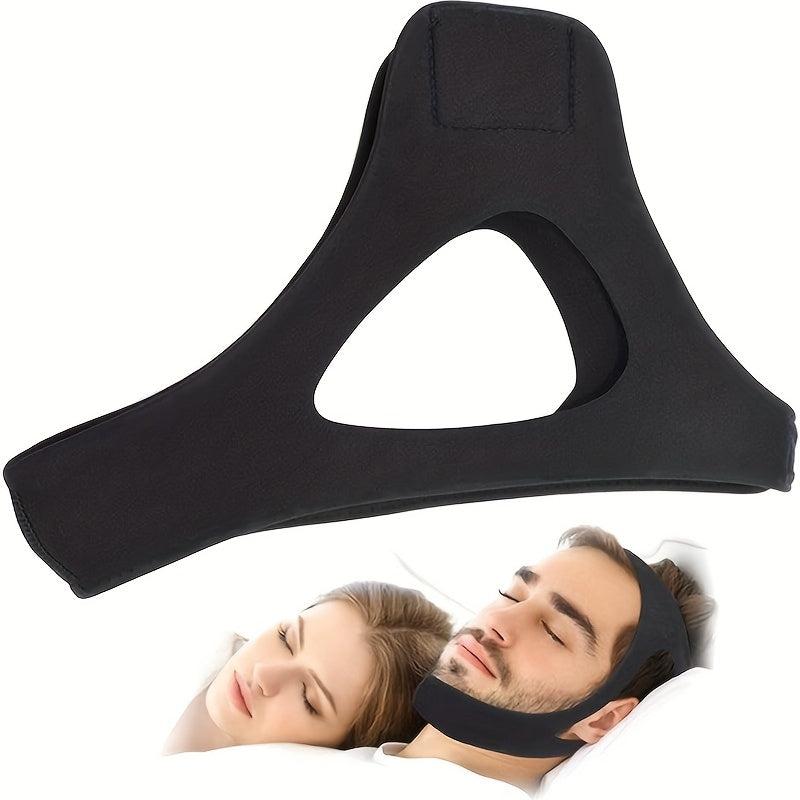 1pc Anti Snore Chin Strap, To Keep Mouth Closed Stopping Snore Chin Strap, Anti Snoring Devices For Women Men Better Sleep, Anti Snoring Bel