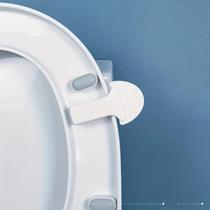 1/2pcs Sanitary Toilet Seat Lifter - Easy and Hygienic Bathroom Accessory for Home, Office, and Hotel Use