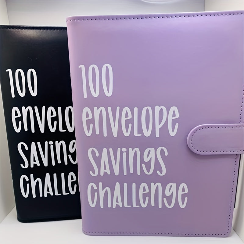 Achieve Your Financial Goals: Fun $5,050 Envelope Challenge Savings Binder with 26-Page Cash Tracker