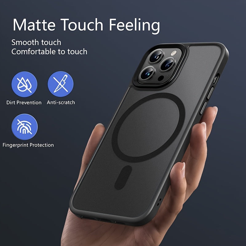 Magnetic Shockproof Hard Mobile Protection Cover Wireless Charging For IPhone 14 13 12 11 Pro Max Plus