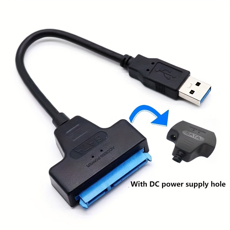 SATA To USB Cable, USB 3.0 To SATA III Hard Driver Adapter Compatible For 2.5 Inch HDD And SSD