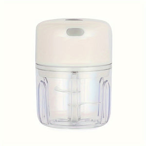 Multi-Purpose USB-Charged Mini Food Chopper - Quick and Efficient 1000 RPM Electric Grinder for Garlic, Veggies, and More