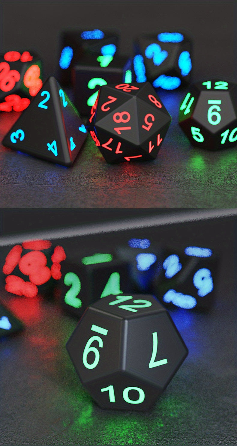 7pcs Per Set Board Game Dice Pixels The Rechargeable Electronic LED Dice