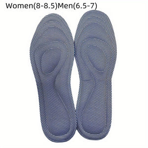 1pair 5D Memory Foam Orthopedic Insole, Men's Shoes Women's Nano Antibacterial Deodorant Insole Sweat Absorption Running Pad Massage Sports