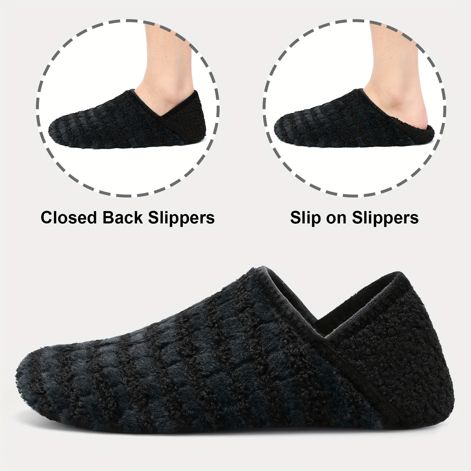 Fall Coziness Redefined: Women's Plush Lightweight Slip-On Flats – Sleek, Warm & Comfortable