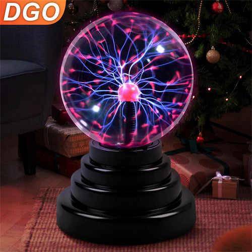 1pc 4 Inch USB Battery Dual-purpose Ion Ball Desk Lamp, Strange Electrostatic Ball, Lightning Ball, Electronic Magic Ball, Science Toy