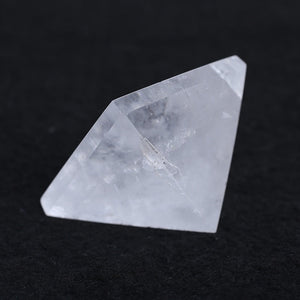 Pyramid-Finest Big Clear Crystal Gemstone 2.36\ Carved Pyramidal Crystal Healing Crafts