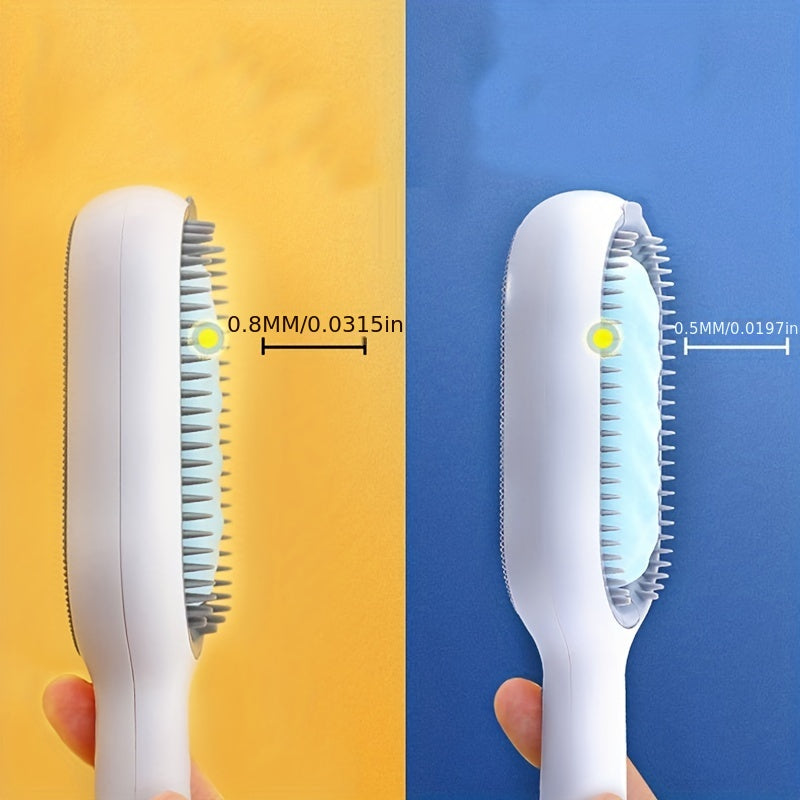 Pet Brush With Water Double Sided Hair Removal Brushes For Cat Dog Pet Grooming Comb Kitten Brush