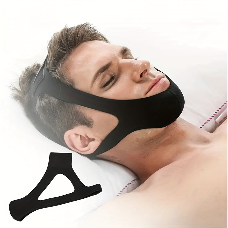 1pc Anti Snore Chin Strap, To Keep Mouth Closed Stopping Snore Chin Strap, Anti Snoring Devices For Women Men Better Sleep, Anti Snoring Bel