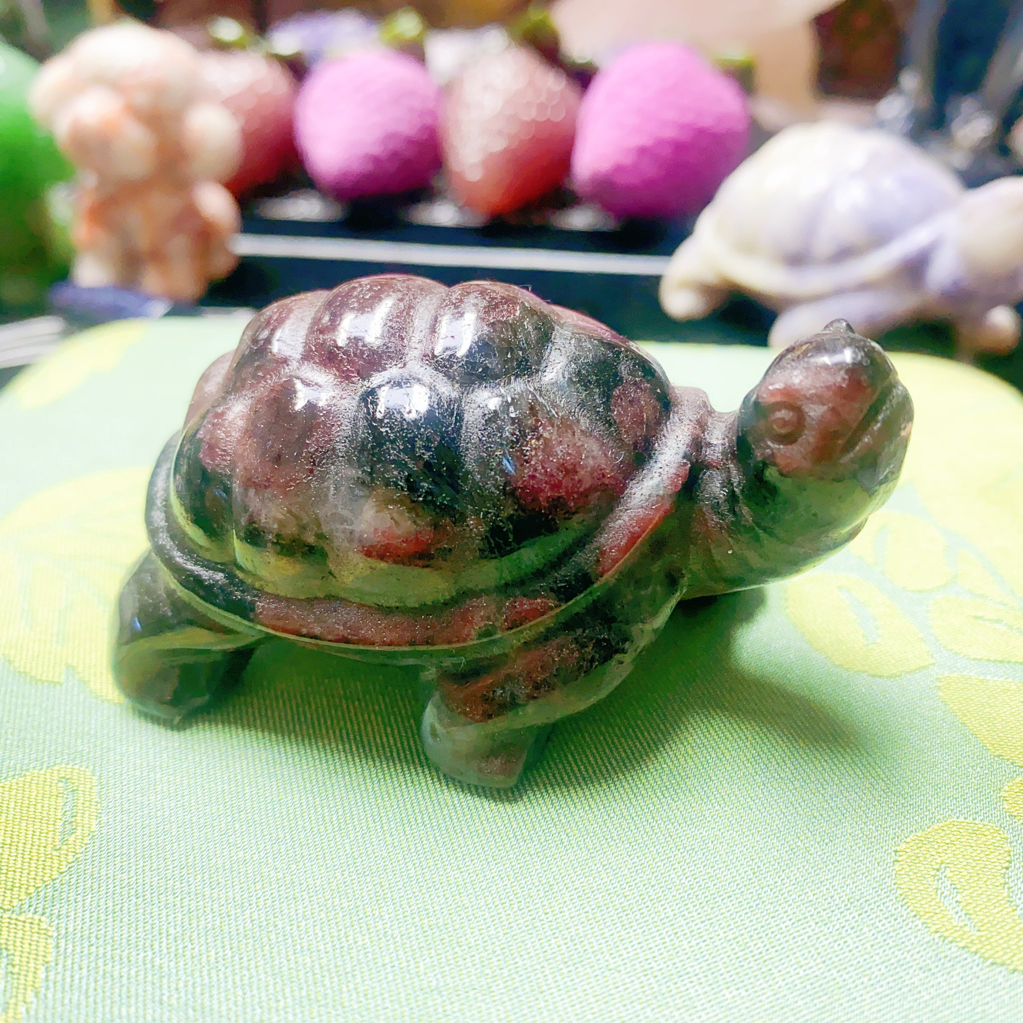 Hand carved Crystal Turtle Crystal Gift Crystal Figurine Crystal Carving Crystal Animal