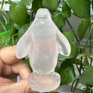 Hand Carved Crystal Penguin Crystal Animal Crystal Collection Crystal Gift Crystal Healing Crystal Reiki