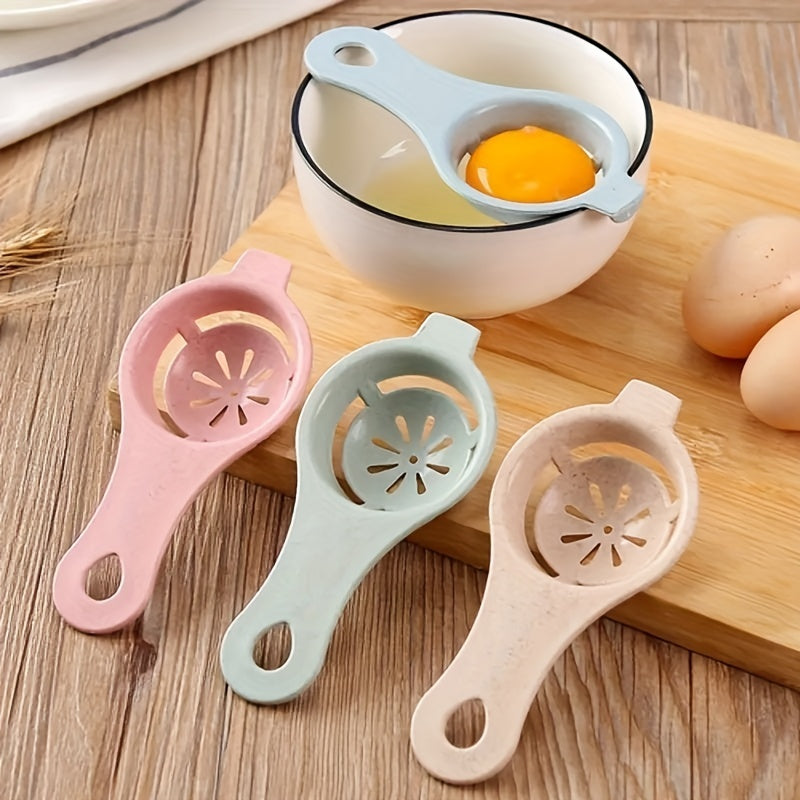 1pc, Premium Egg White Separator - Easily Separate Yolks and Whites, Durable Plastic Filter for Cooking and Baking, Must-Have Kitchen Gadget