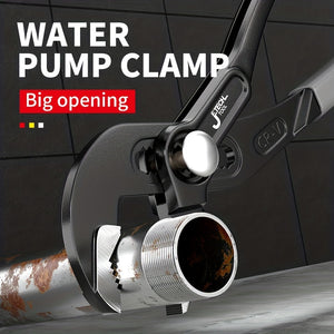 Water Pump Pliers Quick-Release Plumbing Pliers Pipe Wrench Adjustable Water Pipe Clamp Pliers Household Hand Tools Multi-functional Kitchen