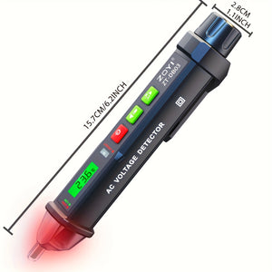 1pc ZOYI ZT-DB03 VoltageTester With Thermometer, Non-Contact Voltage Tester, Multi-Range Test Pen, Live/Empty Tester ,Electric Tester With T