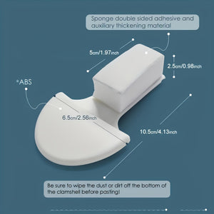 1/2pcs Sanitary Toilet Seat Lifter - Easy and Hygienic Bathroom Accessory for Home, Office, and Hotel Use