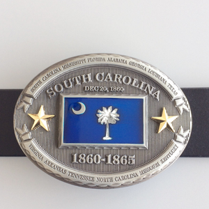 New Vintage South Carolina State Flag Belt Buckle US Local Shipping