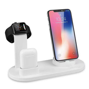 5 In 1 Wireless Charger Bracket Station Type-C Fast Charging Stand For IPhone 14 13 12 11 Pro Max Samsung Xiaomi Desk Chargers For Watch Air