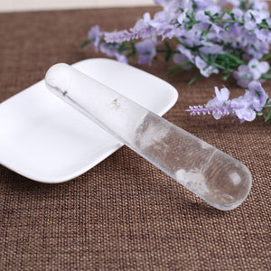 9-12cm Natuarl Clear Quartz Massager Crystal Healing Wands