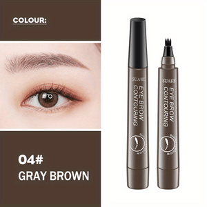 Flawless Waterproof Eyebrow Pen: Microblading Precision, 5 Shades, Natural & Long-Lasting Look, Suitable for All Skin Types