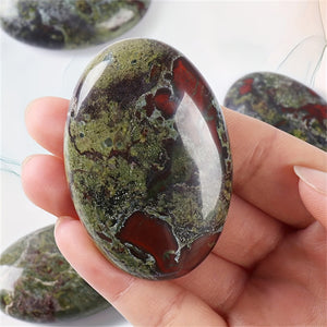 Natural Crystal Various Oval Palm Stones,Used For Alleviating Anxiety Pocket Massage Worry Stone,Natural Polishing Energy Stone Crystal Decor