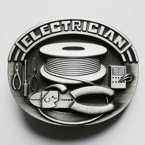 New Vintage Trades Tradesman Electrician Tool Belt Buckle US Local Shipping