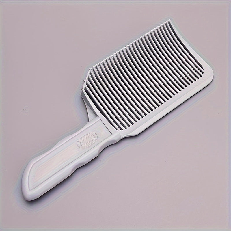 1pc Barber Fade Comb Hair Cutting Comb Curved Flat Top Comb Professional Hair Clipper Comb For Barber Salon Uses