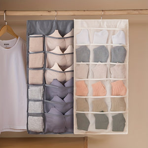 8/15/30 Mesh Double-sided Hanging Bag, Socks, Bra, Underwear Storage Bag, Cabinet Storage Bag, Double-sided Storage Bag