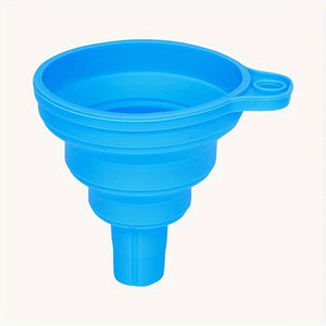 Upgrade Your Car Maintenance With A Universal Silicone Liquid Funnel - Telescopic Long Neck For Easy Oil Changes!