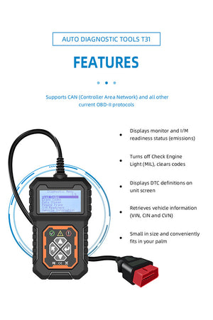 Car Code Reader: Get Instant Diagnosis Of Your Vehicle's Check Engine Light With OBD2 Scanner!