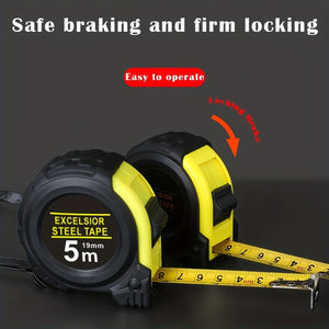 1pc 16 FT Tape Measure Retractable Measuring Home Tape Measure Easy Read Measuring Tape Bulk Set For Engineer Contractors, Autowind And Lock