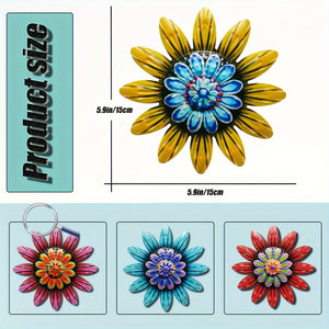 Elegant & Versatile Metal Flower Decor - Enhance Home or Garden, Ideal for Parties/Weddings, Available in 1pc/4pcs