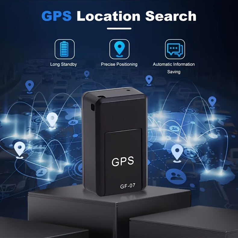 Compact Magnetic GPS Tracker – Versatile, Rechargeable, Real-Time Anti-Theft Vehicle Locator with Long-Lasting Battery