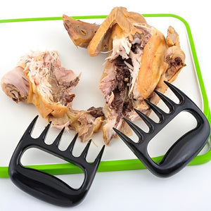 2pcs Bear Claw Meat Separator: The Creative Kitchen Essential for Easily Tearing Meat!